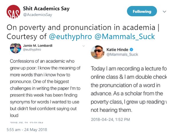 Words and pronunciation