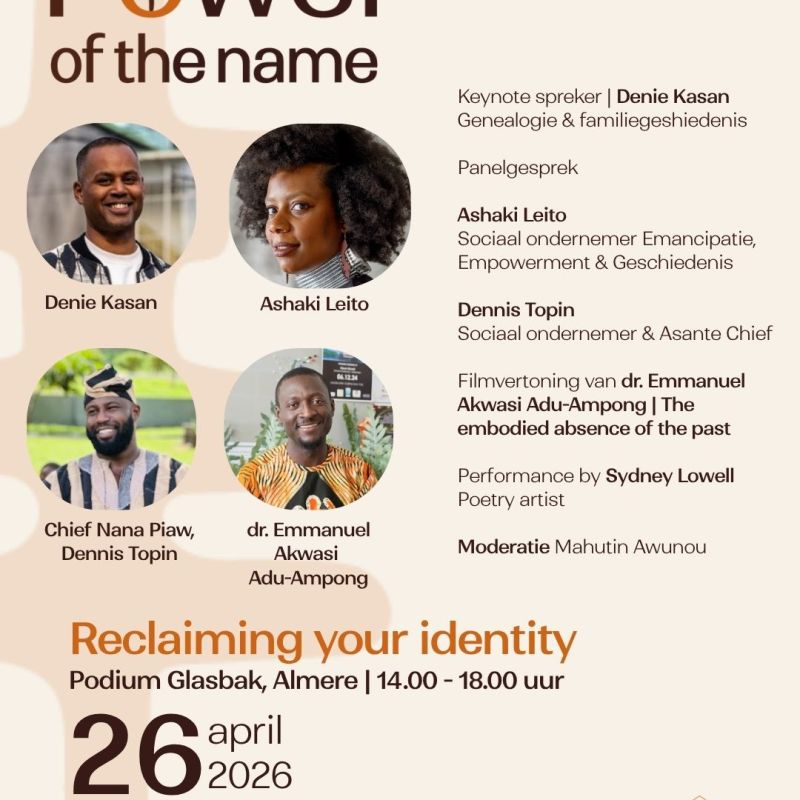 Power of the Name @ Podium Glasbak, Almere on Sunday 26 April 2026 – free to&nbsp;attend